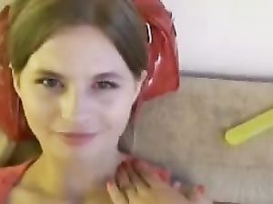 Homemade BJ From His Lovely Russian Girlfriend